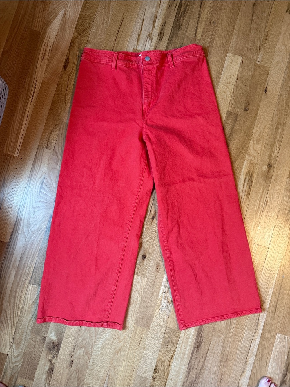 Universal Thread Red Wide-Leg Sailor Pants